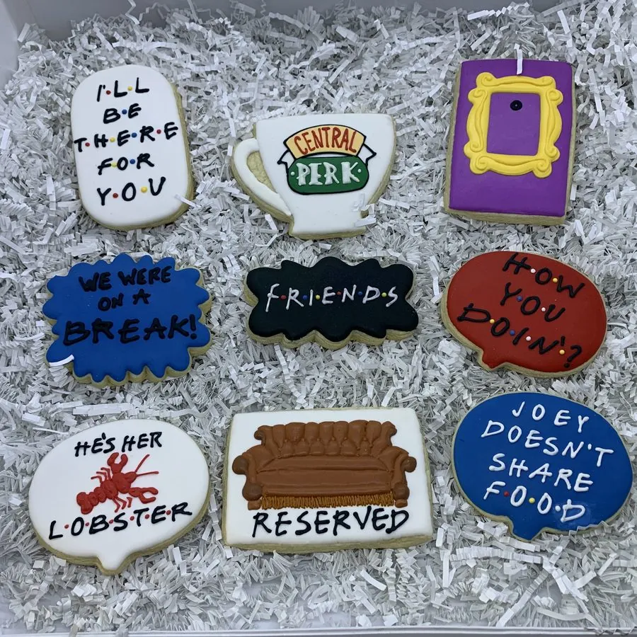 Cookie set themed on a favorite TV show